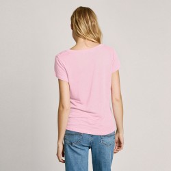 Pepe Jeans Camiseta Megan Rosa Pale Pink Mujer