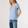 Pepe Jeans Camiseta Megan Azul Bay Blue Mujer