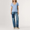 Pepe Jeans Camiseta Megan Azul Bay Blue Mujer