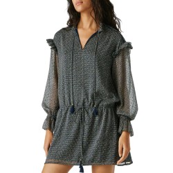 Pepe Jeans Vestido Alex Azul Beige Deep Sea Blue Mujer
