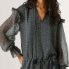 Pepe Jeans Vestido Alex Azul Beige Deep Sea Blue Mujer