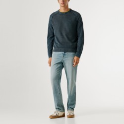 Pepe Jeans Jersey Fleet Gris Dulwich Blue Hombre