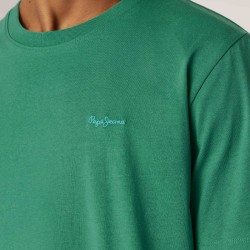 Pepe Jeans Camiseta Contrast Verde Woods Green Hombre