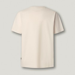 Pepe Jeans Camiseta Contrast Beige Ivory White Hombre