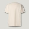 Pepe Jeans Camiseta Contrast Beige Ivory White Hombre