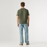 Pepe Jeans Camiseta Contrast Verde Oliva Olive Green Hombre