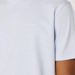 Pepe Jeans Camiseta Contrast Azul Claro Bleach Blue Hombre