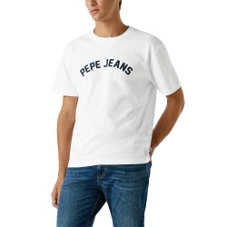 Pepe Jeans Camiseta Gio Blanco White Hombre