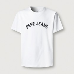 Pepe Jeans Camiseta Gio Blanco White Hombre