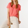 Pepe Jeans Camiseta Megan Rosa Coral Peach Pink Mujer