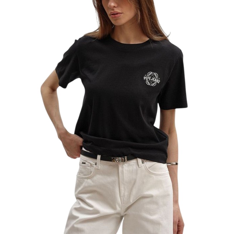 Pepe Jeans Camiseta Natalia Negro Black Mujer