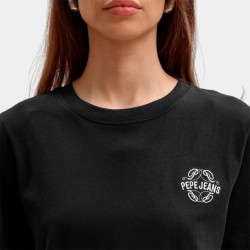 Pepe Jeans Camiseta Natalia Negro Black Mujer