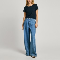 Pepe Jeans Camiseta Megan Azul Oscuro Dulwich Blue Mujer
