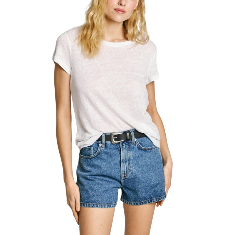 Pepe Jeans Camiseta Megan Blanco White Mujer