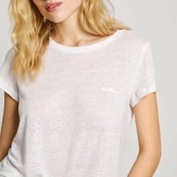 Pepe Jeans Camiseta Megan Blanco White Mujer