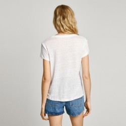 Pepe Jeans Camiseta Megan Blanco White Mujer