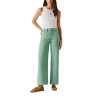 Pepe Jeans Pantalón Vaquero Jean Straight Verde Bleach Green Mujer