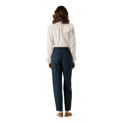 Pepe Jeans Pantalón Recto Alice Azul Dulwich Blue Mujer