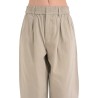 Pepe Jeans Pantalón Frankie Beige Natural Beige Mujer