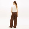 Tommy Hilfiger Polo Acanalado Slim Blanco Ecru Mujer