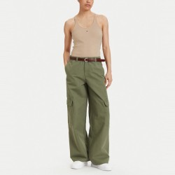 Tommy Hilfiger Camiseta Slium Racer Beige White Clay Mujer