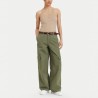 Tommy Hilfiger Camiseta Slium Racer Beige White Clay Mujer