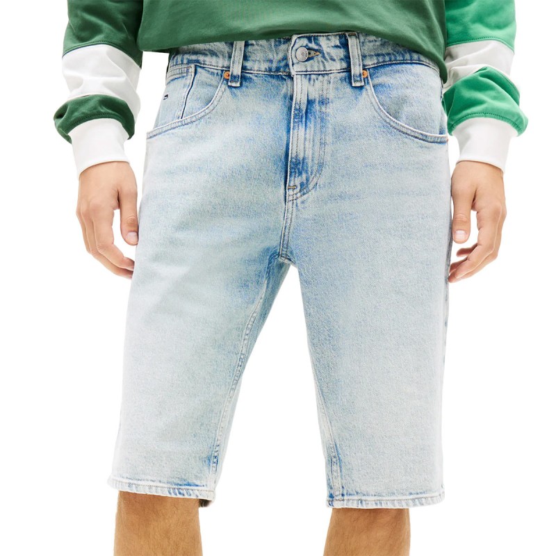 Tommy Hilfiger Pantalón Corto Vaquero Azul Claro Denim Light  Hombre
