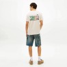 Tommy Hilfiger Camiseta Gym Block Crema Ancient White Hombre