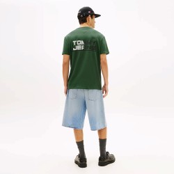 Tommy Hilfiger Camiseta Gym Block Verde Shadow Pine Hombre
