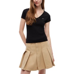 Tommy Hilfiger Camiseta Slim Essential Negro Black Mujer
