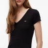 Tommy Hilfiger Camiseta Slim Essential Negro Black Mujer