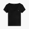 Tommy Hilfiger Camiseta Slim Essential Negro Black Mujer