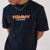 Tommy Hilfiger Camiseta 90s TJ Block Azul Oscuro Dark Night Navy Hombre