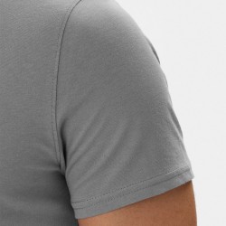 Tommy Hilfiger Camiseta Slim Hersey Tee Gris Gravel Grey Hombre