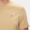 Tommy Hilfiger Camiseta Slim Hersey Tee Beige Gentle Gold Hombre