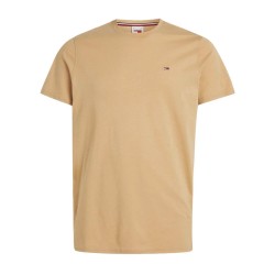 Tommy Hilfiger Camiseta Slim Hersey Tee Beige Gentle Gold Hombre