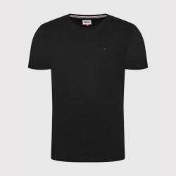 Tommy Hilfiger Camiseta Slim Hersey Tee Negro Black Hombre