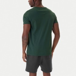Tommy Hilfiger Camiseta Slim Hersey Tee Verde Shadow Pine Hombre
