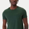 Tommy Hilfiger Camiseta Slim Hersey Tee Verde Shadow Pine Hombre