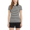 Tommy Hilfiger Polo Manga Corta Essential A Rayas Blanco Negro Black Ecru Stripe Mujer