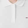 Tommy Hilfiger Polo Manga Corta Essential Blanco Ecru Mujer