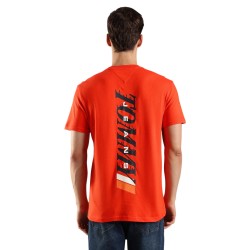 Tommy Hilfiger Camiseta Vintage Naranja Oscuro Horizon Hombre