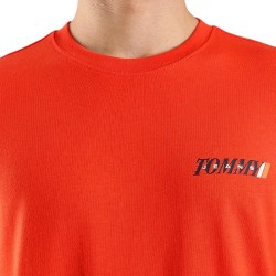 Tommy Hilfiger Camiseta Vintage Naranja Oscuro Horizon Hombre