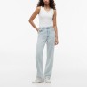 Tommy Hilfiger Camiseta Denim Essentials Blanco Ecru Mujer