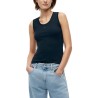 Tommy Hilfiger Camiseta Denim Essentials Azul Oscuro Dark Night Navy Mujer