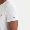 Tommy Hilfiger Camiseta Slim Sign Chest Blanco Ecru Hombre