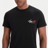 Tommy Hilfiger Camiseta Slim Sign Chest Negro Black Hombre
