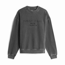Tommy Hilfiger Jersey New Classics Crew Gris Oscuro Black Hombre