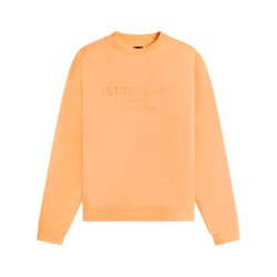 Tommy Hilfiger Jersey New Classics Crew Naranja Coral Faded Sun Kiss Hombre