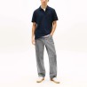 Tommy Hilfiger Polo Reg Waffle Azul Oscuro Dark Night Navy Hombre
